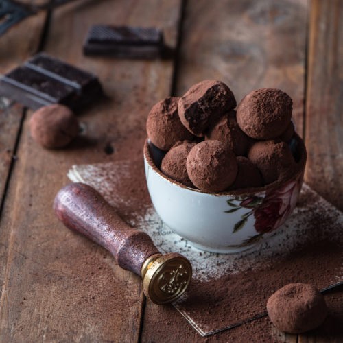 La recette des truffes au chocolat
