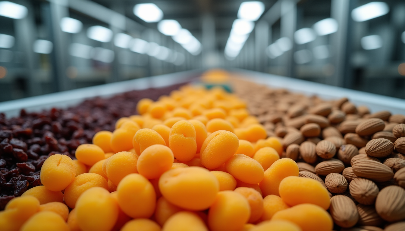 nous transformons les fruits secs du vrac à vos sachets — l'expertise de cette entreprise ne se limite pas