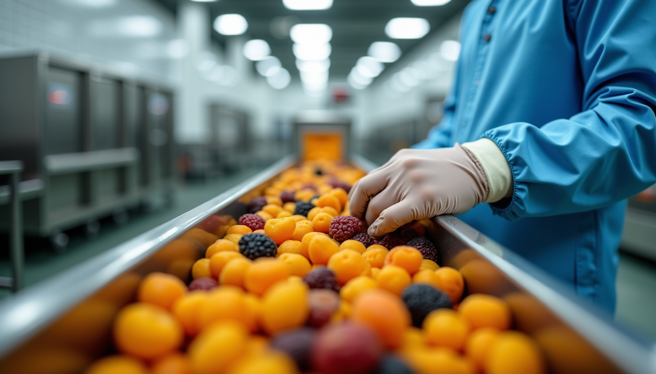 Illustration : urs affichées et les actions concrètes. faq : — nous transformons les fruits secs du vrac à vos sachets